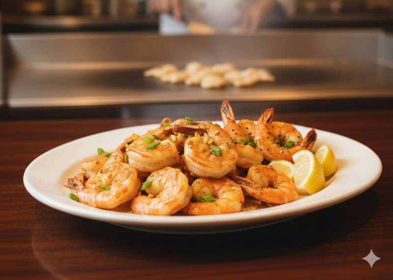 HIBACHI SHRIMP & SALMON